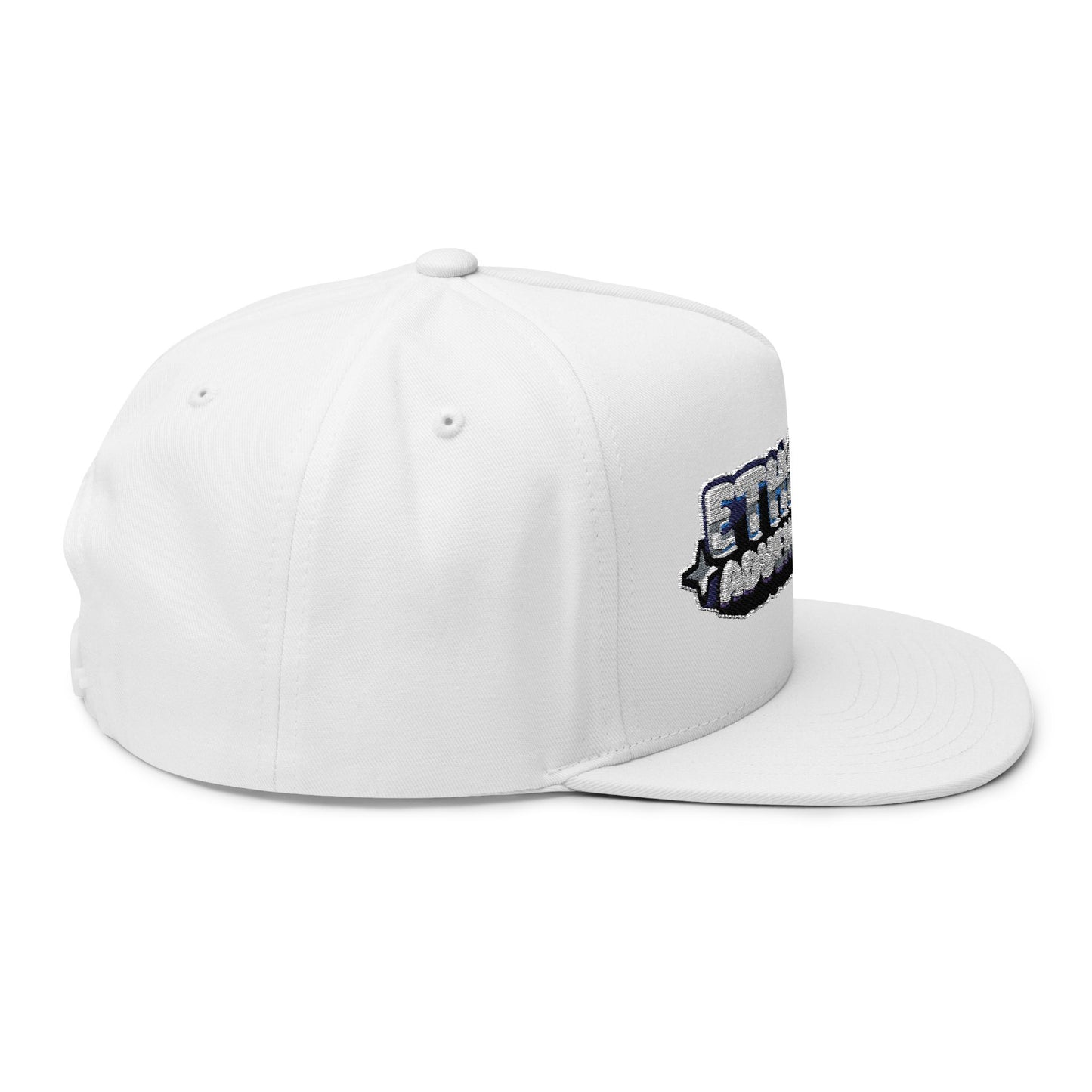 Custom Embroidered Flat Bill Cap - Perfect for Adventures, Gift for Sports Fans, Personalized Hat, Summer Accessory, Kid's Outdoor Gear